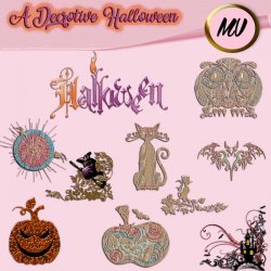 A Decorative Halloween element pack
