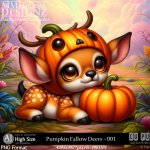 AI - Pumpkin Fallow Deers - CU001 (CU4PU/PNG)