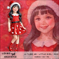 AI Tube 49 Little Girl - Red - cu4cu/cu/pu