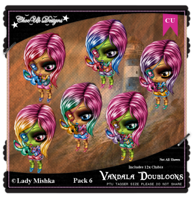 Vandala Doubloons CU/PU Pack 6