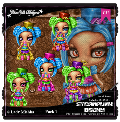 Steampunk Becky CU/PU Pack 1