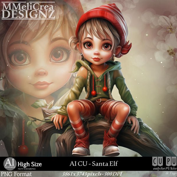 AI - CU Santa Elf (CU4PU/PNG) - Click Image to Close