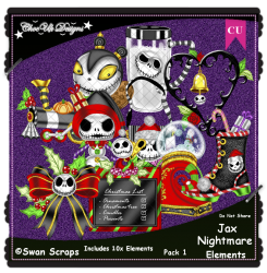 Jax Nightmare Elements CU/PU Pack 1 Jax Nightmare Elements CU/PU Pack 1