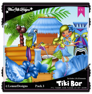 Tiki Bar CU/PU Pack 3