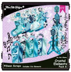 Crystal Elements CU/PU Pack 6