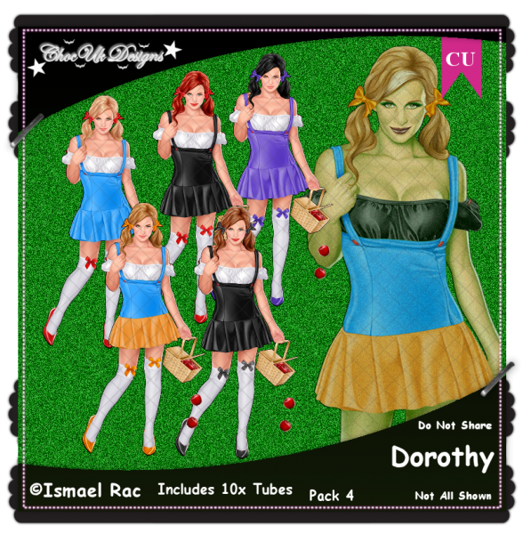 Dorothy CU/PU Pack 4 - Click Image to Close