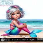 AI - CU Mermaid Beach Baby Doll (CU4PU/PNG)