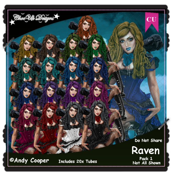 Raven CU/PU Pack 1 - Click Image to Close