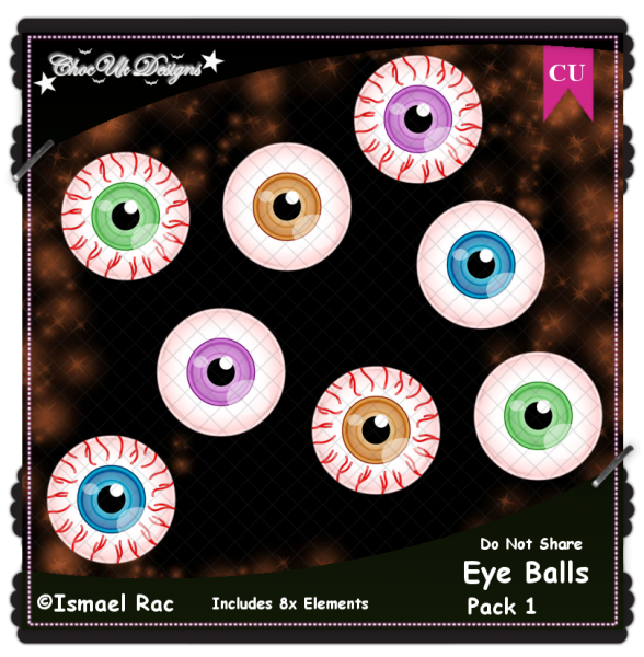 Eye Balls CU/PU Pack 1 - Click Image to Close