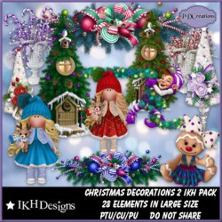 Christmas Decorations 2 IKH Pack