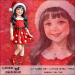 AI Tube 49 Little Girl - Red - cu4cu/cu/pu