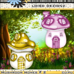 Mushroom Houses 02 - CU/PU