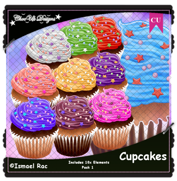 Cupcakes CU/PU Pack 1 - Click Image to Close