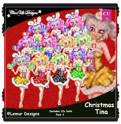 Christmas Tina CU/PU Pack 4