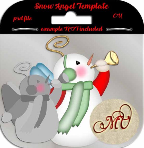 Snow Angel Template - Click Image to Close