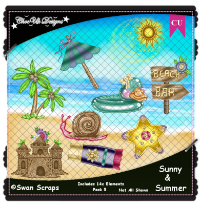 Sunny & Summer Elements CU/PU Pack 5