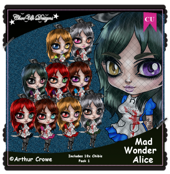 Mad Wonder Alice CU/PU Pack 1 - Click Image to Close