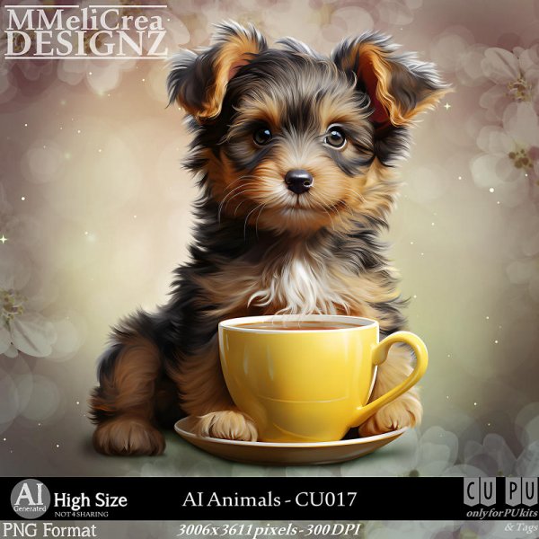 AI - ANIMALS CU017 (CU4PU/PNG) - Click Image to Close