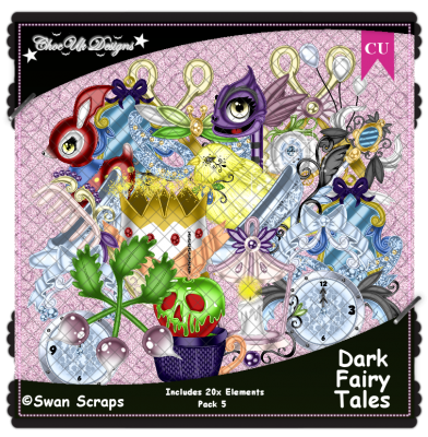 Dark Fairy Tales Elements CU/PU Pack 5