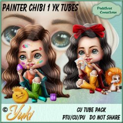 Painter Chibi 1 YK Tubes