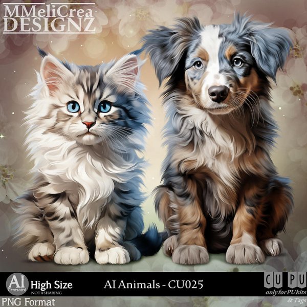 AI - ANIMALS CU025 (CU4PU/PNG) - Click Image to Close