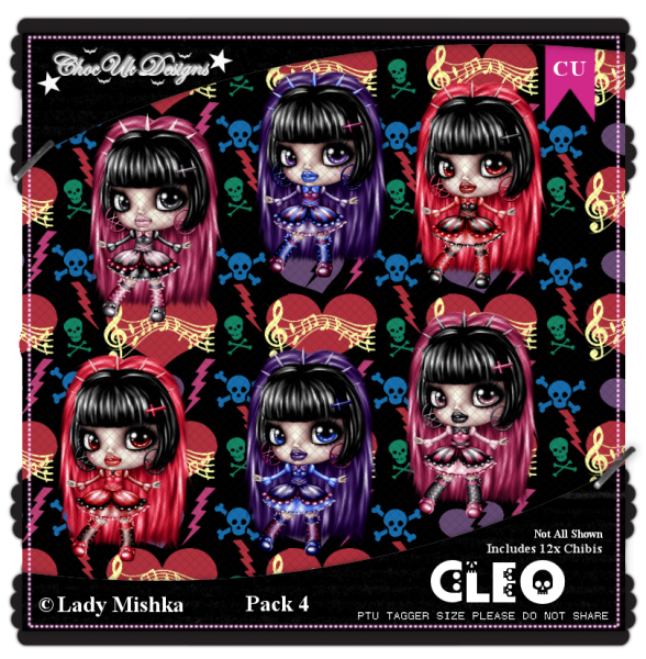 Cleo CU/PU Pack 4 - Click Image to Close