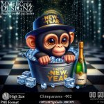 AI - Chimpanzees - CU002 (CU4PU/PNG)