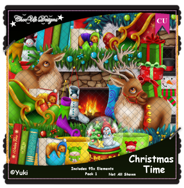 Christmas Time Elements CU/PU Pack - Click Image to Close