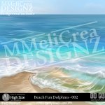 AI - Beach Fun Dolphins - CU002 (CU4PU/PNG)