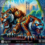 AI - CU Zombie Tigers (CU4PU / PNG)
