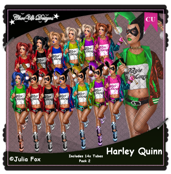 Harley Quinn CU/PU Pack 2 - Click Image to Close