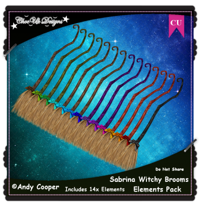 Sabrina Witchy Brooms CU/PU