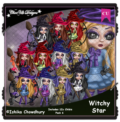 Witchy Star CU/PU Pack 6