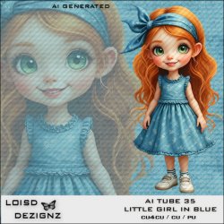 AI Tube 35 Little Girl - Blue - cu4cu/cu/p AI Tube 35 Little Girl - Blue - cu4cu/cu/p