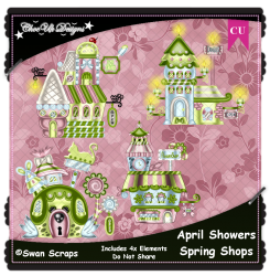 April Showers Spring Shops CU/PU Elements Pack