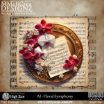 AI - CU4CU - Floral Symphony (CU4CU/PNG)