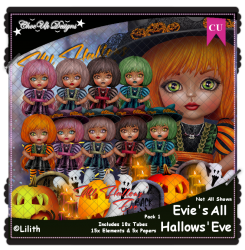 Evies All Hallows Eve CU/PU Pack 1