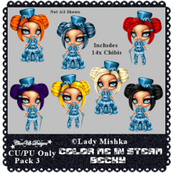 Color Me In Steam CU/PU Becky Pack 3