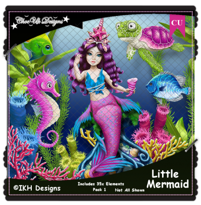 Little Mermaid Elements CU/PU Pack