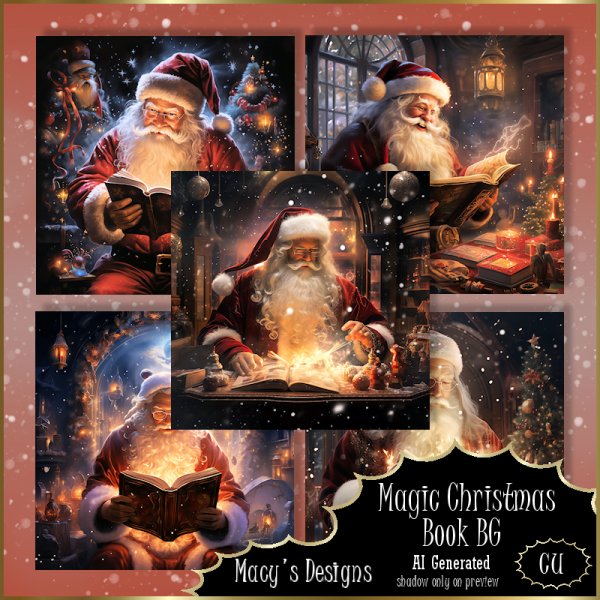 AI - Magic Christmas Book BG - Click Image to Close