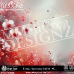 AI - Floral Harmony Ballet - CU001 (CU4PU/PNG/PACK)