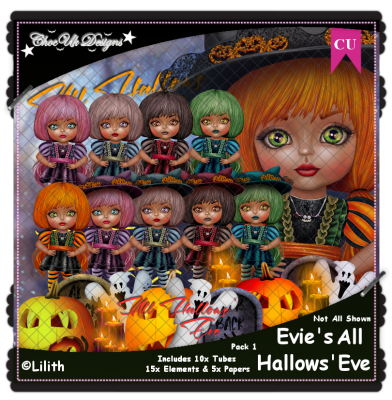 Evies All Hallows Eve CU/PU Pack 1