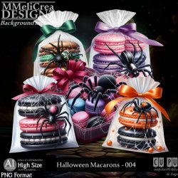AI - Halloween Macarons - CU004 (CU4PU/PNG)  AI - Halloween Macarons - CU004 (CU4PU/PNG)