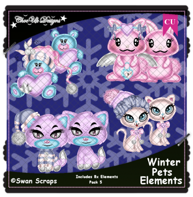 Winter Pets Elements CU/PU Pack 5