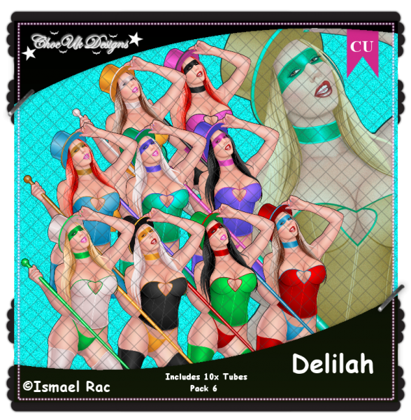 Delilah CU/PU Pack 6 - Click Image to Close