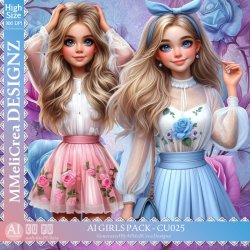 AI - GIRLS PACK CU025 (CU4PU/PNG)