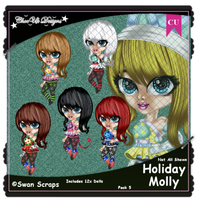 Holiday Molly CU/PU Pack 5