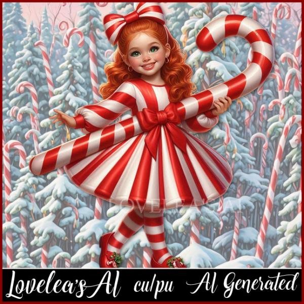 CANDY CANE GIRL 4 - Click Image to Close