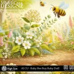 AI - CU Baby Bee Boy Baby Doll (CU4PU/PNG)