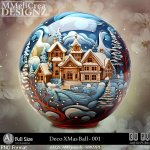 AI - Deco Xmas Balls - CU001 (CU4PU/PNG/PACK)